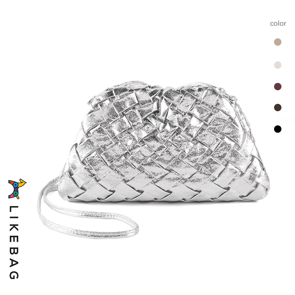 Pleated Cloud Fashion Croissant Senior Niche Women's Messenger Bag
