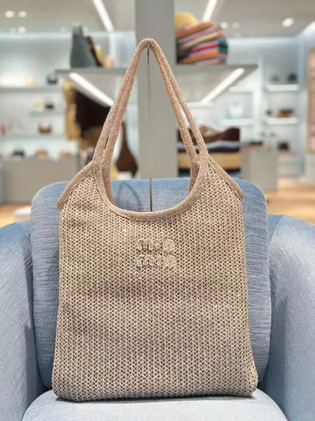 Women's Fashionable Wool Concave Shape Underarm For Women's Shoulder Bag