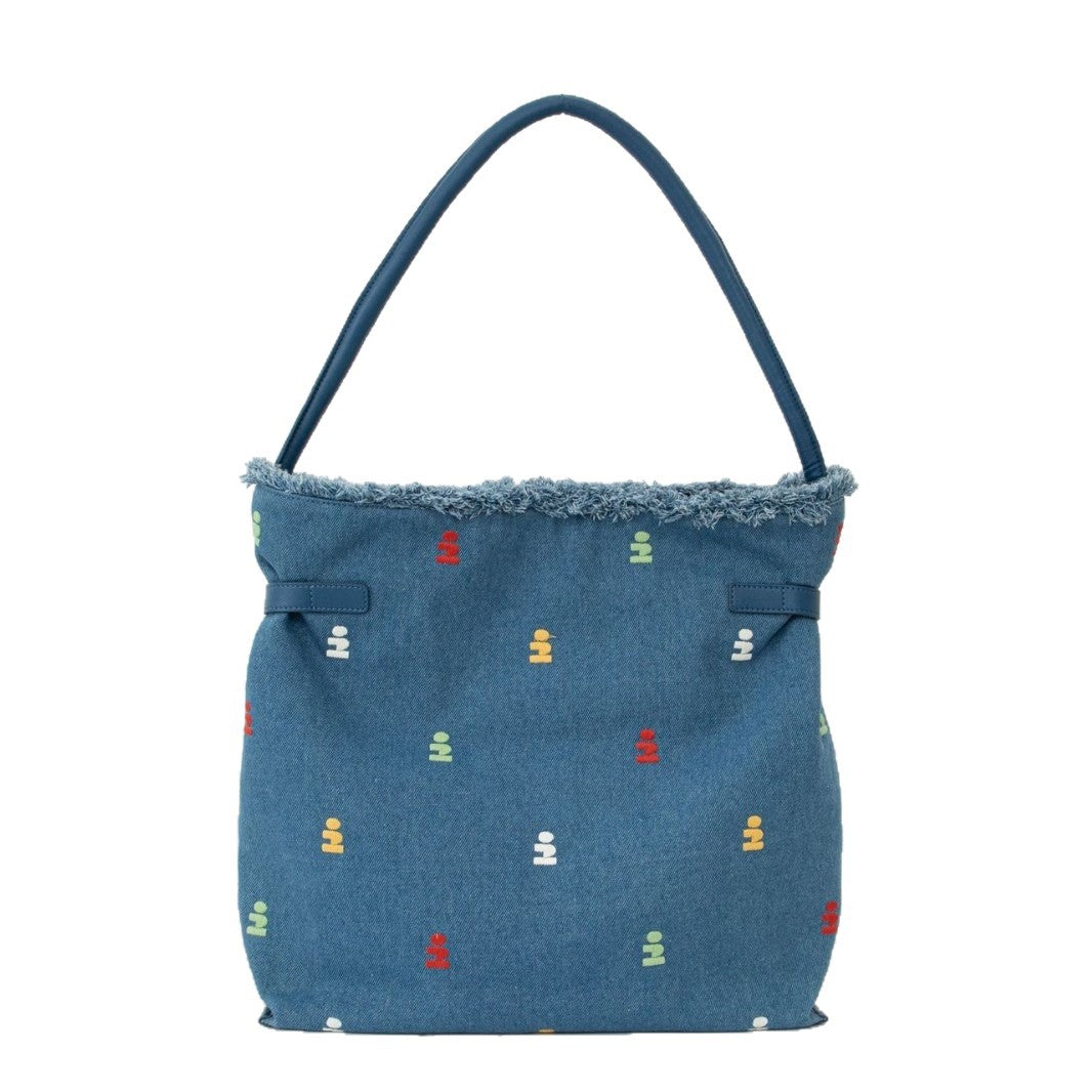 Imagination Straw Commuter Large Capacity Canvas Portable Tote Bag