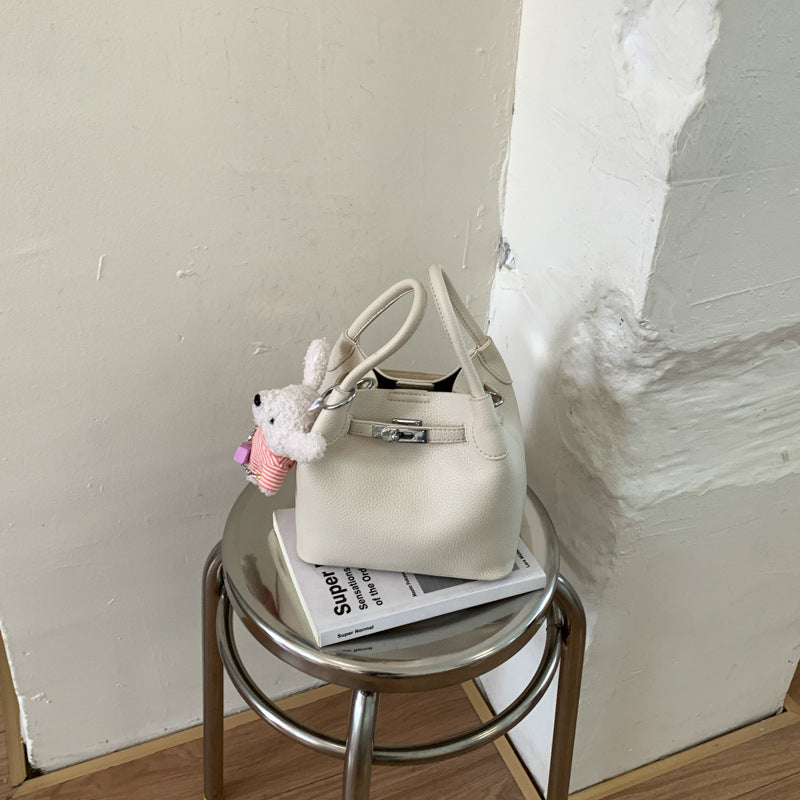 Hand Carrying Female Commuter Vegetable Basket Summer High Bucket Bag