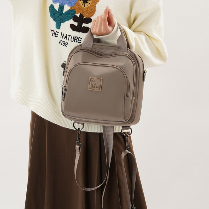 Women's Oxford Cloth Simple Commuter Large Capacity Backpacks