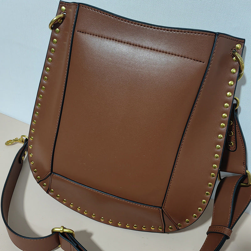 Innovative Moon Classic Rivet Fashion Retro Women's Shoulder Bag