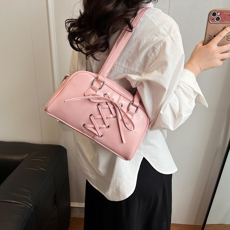 Women's Bowknot Hot Underarm Bowling Pillow Commuter Women's Shoulder Bag