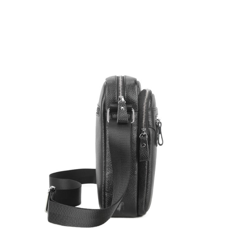 Men's First Layer Cowhide Leather Large Capacity Men's Messenger Bags