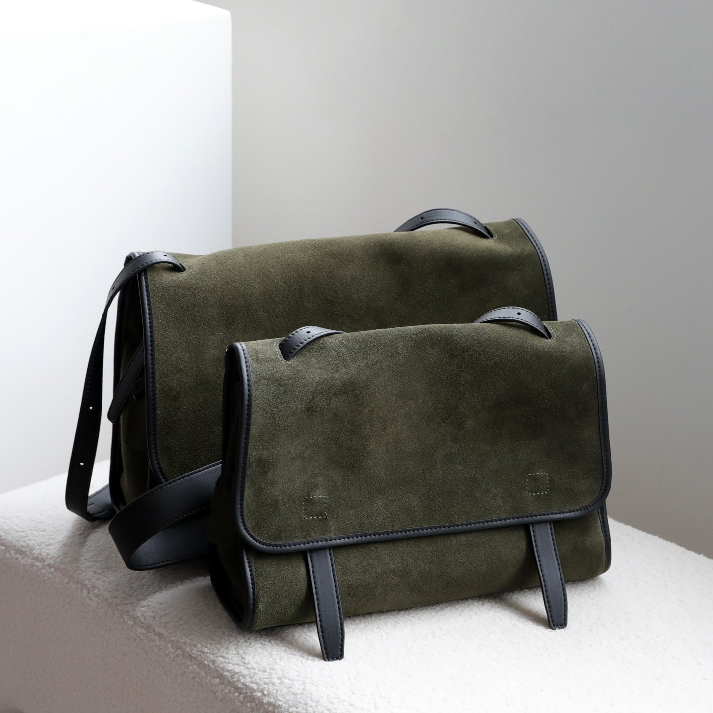 Fashion Women's Frosted Cowhide Retro Leather Women's Shoulder Bag