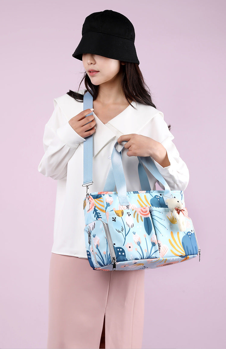 Korean Style Large Capacity Mommy Dry Wet Tote Bag
