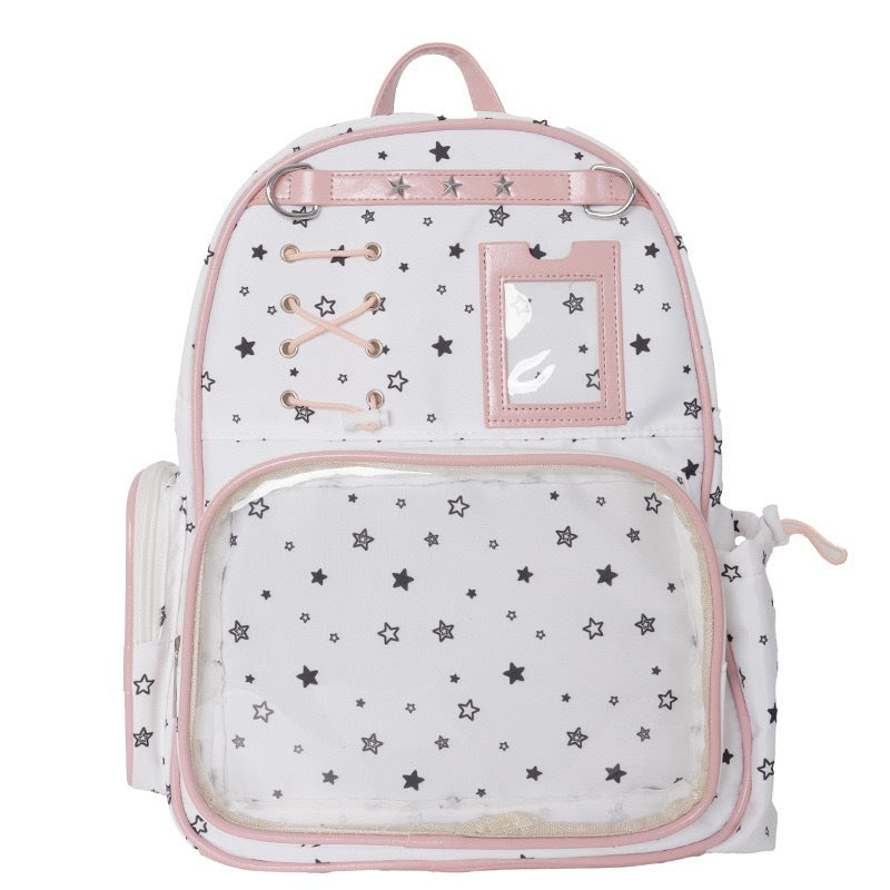 Korean Cartoon Cute Female Two-dimensional Bar Ji Leisure Backpack