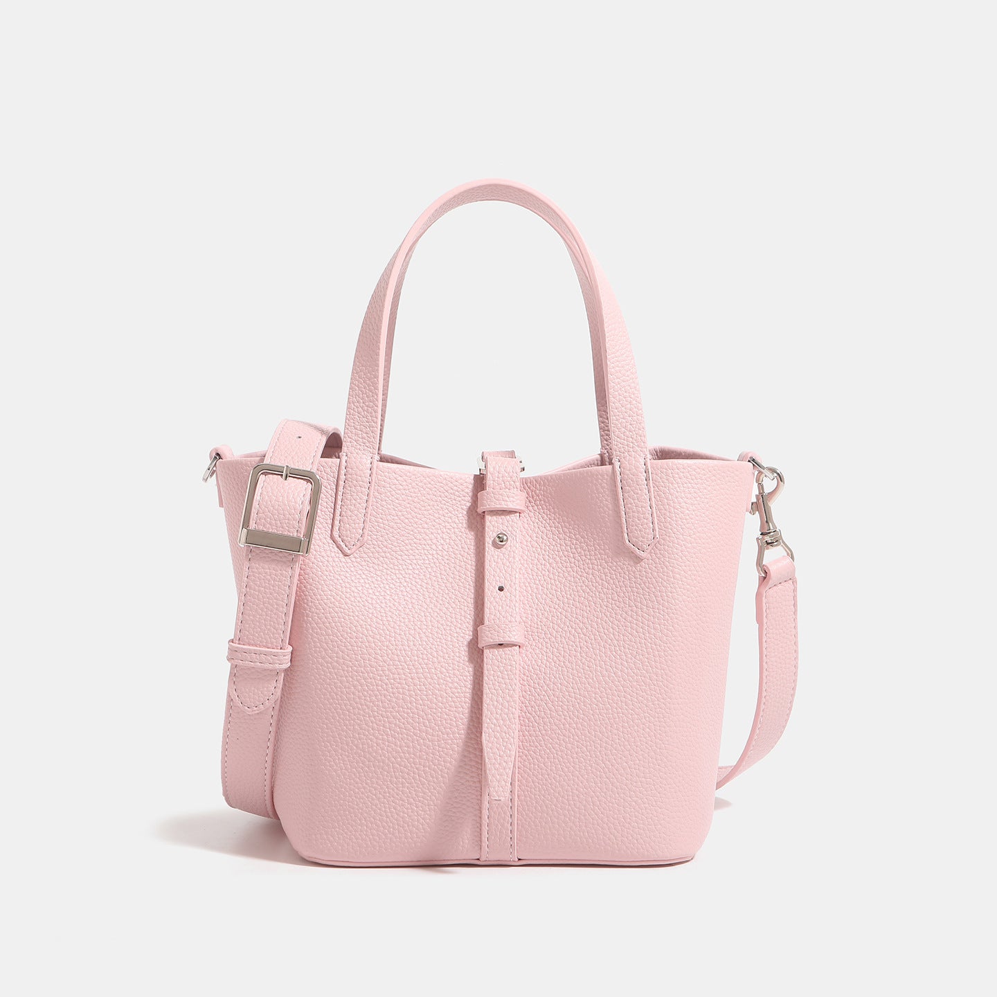 Simple Portable Vegetable Basket Female Commuter Large Capacity Cross Bucket Bags