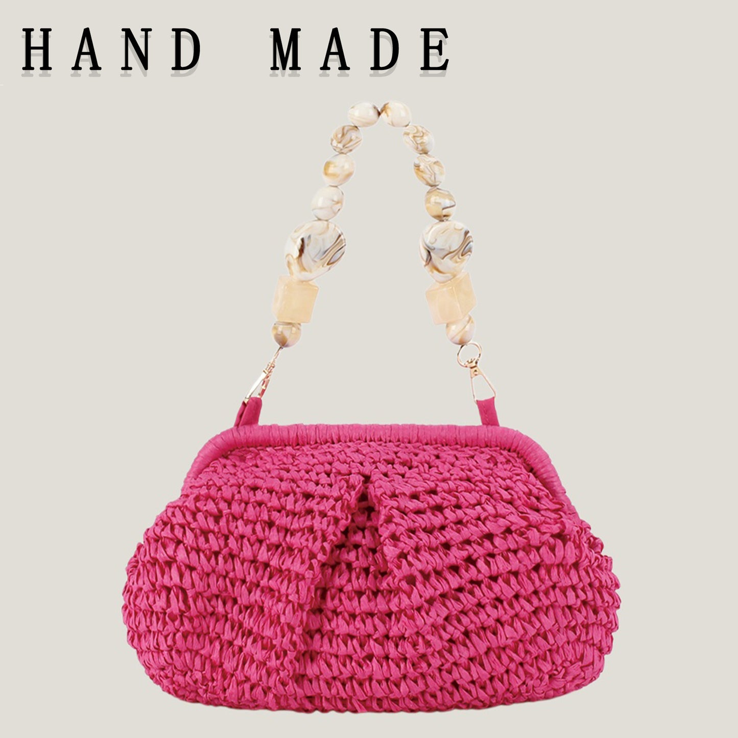 Women's Fashion Personality Woven Seaside Vacation Daily Women's Handbag