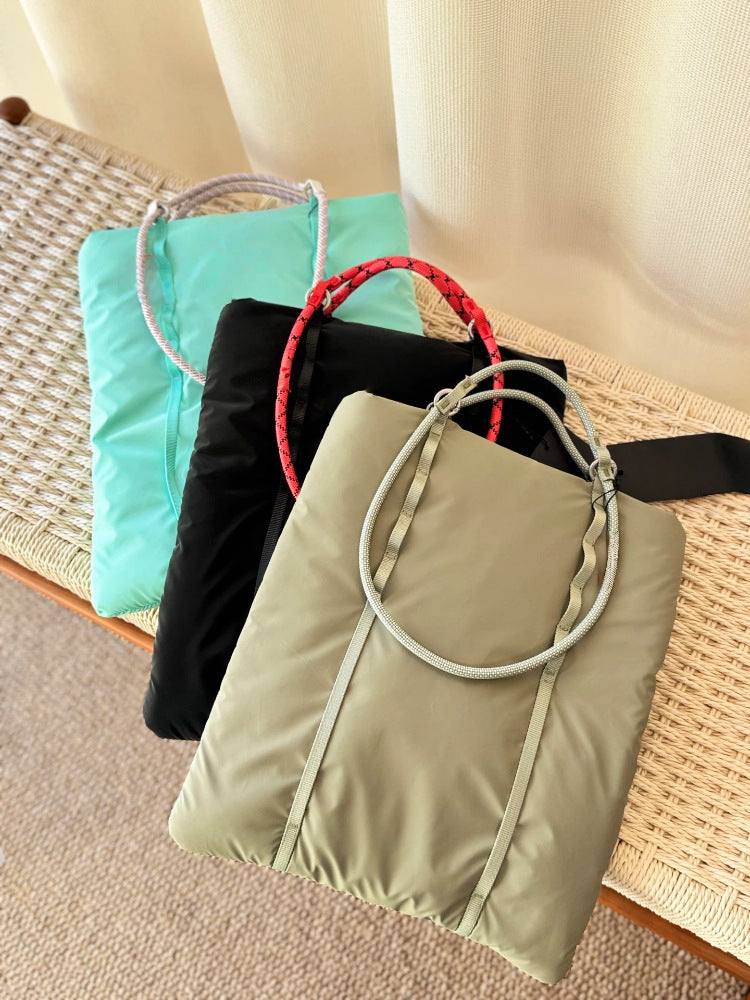 Women's & Men's Large Capacity Waterproof Cotton Protective Cover Lightweight Tote Bag