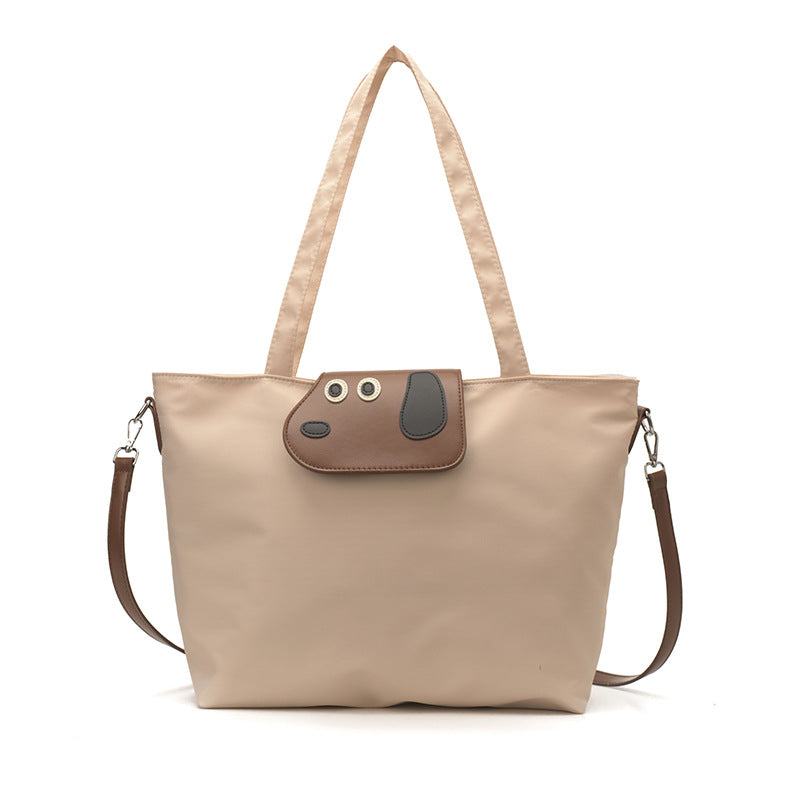 Women's Simple Large Capacity Totes Outing Commuter High-grade Tote Bag