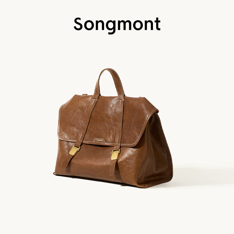 Stylish Classy Lu Mountain Series Leather Women's Shoulder Bag
