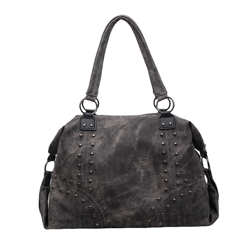 Rivet Large Capacity Vintage Commuter Trend Handbags