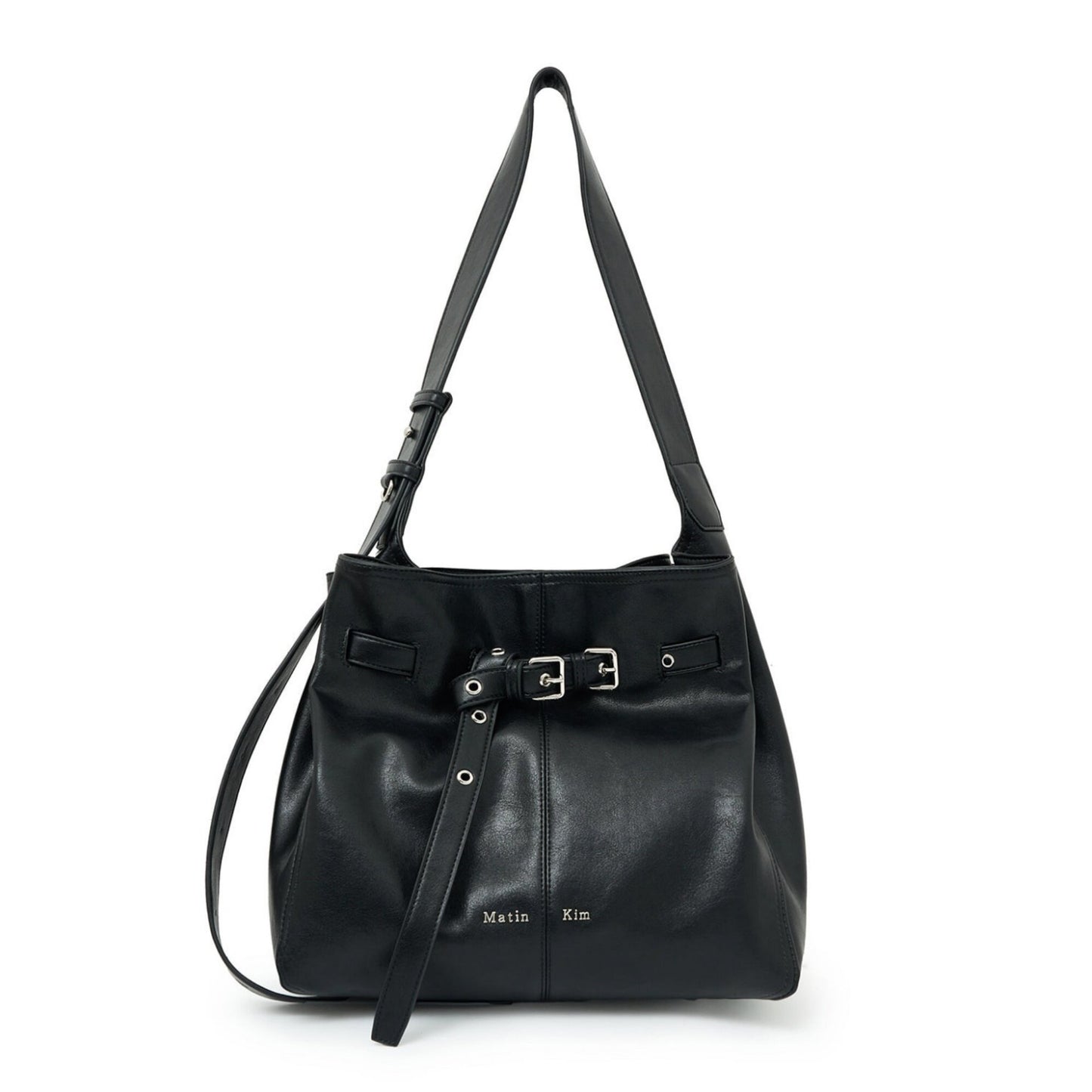 Versatile Pleating Large Capacity Motorcycle Commuter Bucket Bag