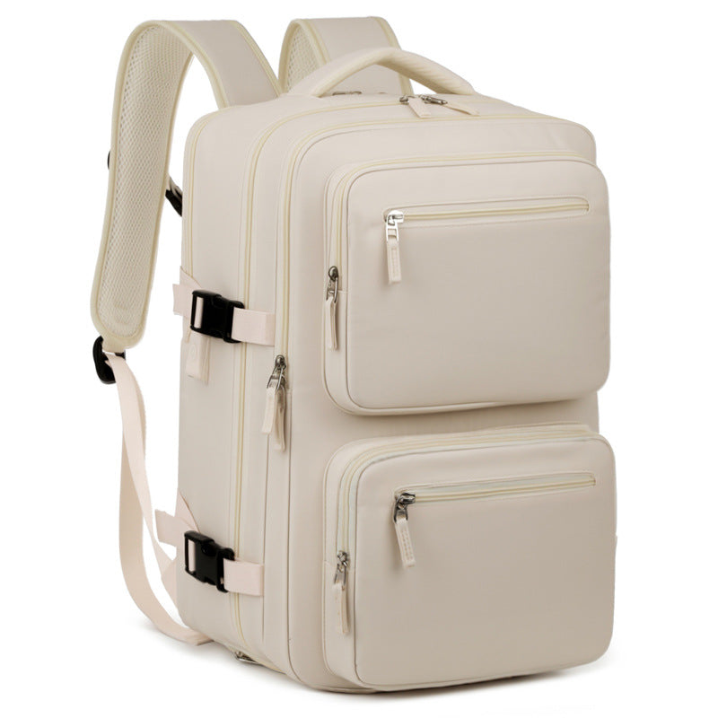 Women's & Men's Simple Large Capacity Business Computer Short Leisure Backpack