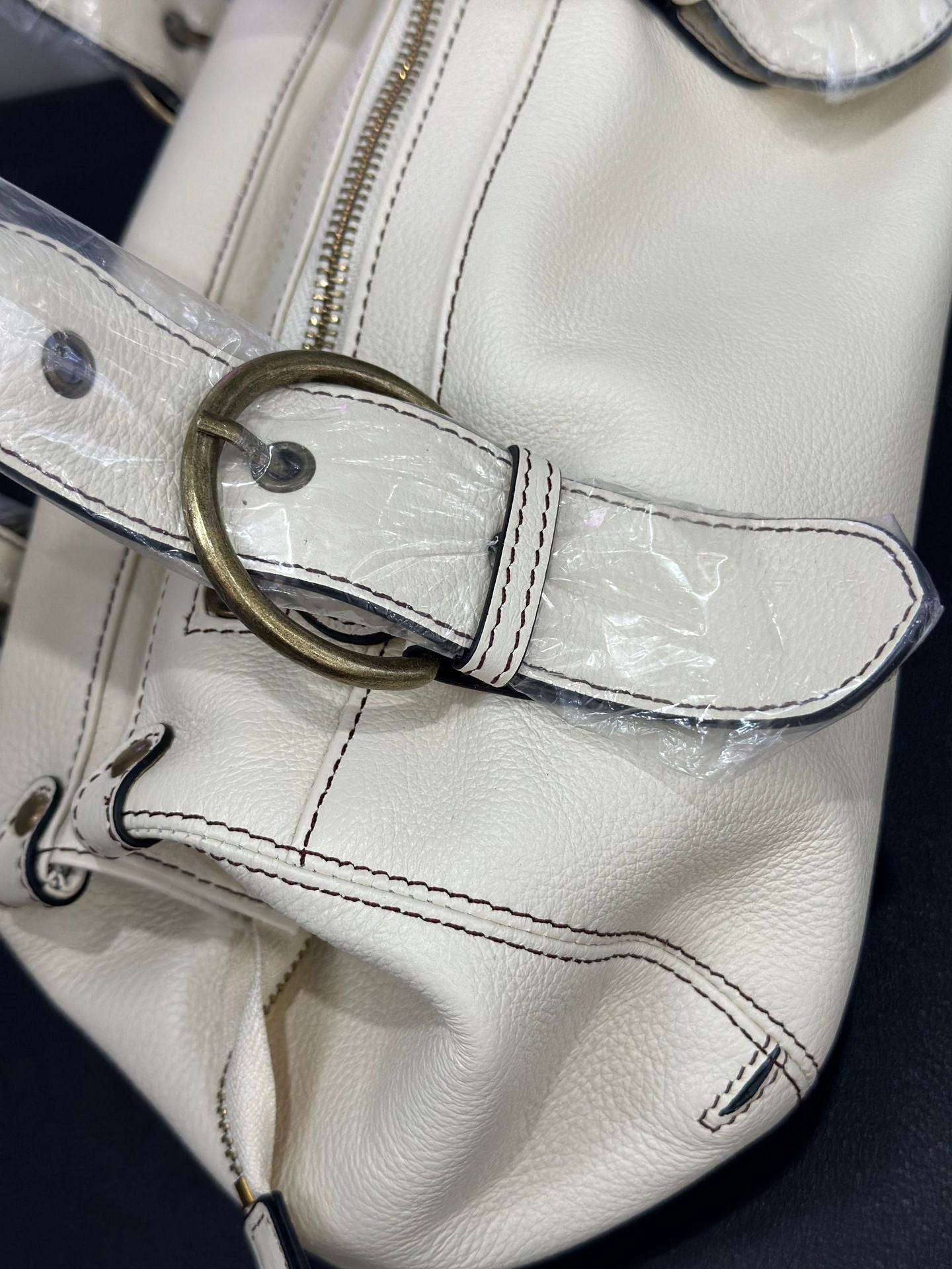 Women's Retro Antique Metal Vintage American Boston Portable First Layer Underarm Bag