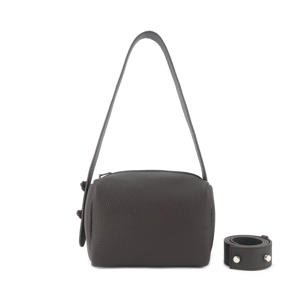 Women's Pillow High-grade First Layer Cowhide Underarm Women's Shoulder Bag