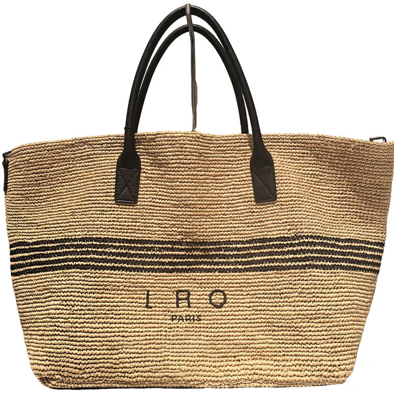 Woven Large Capacity Seaside Vegetable Basket Bags