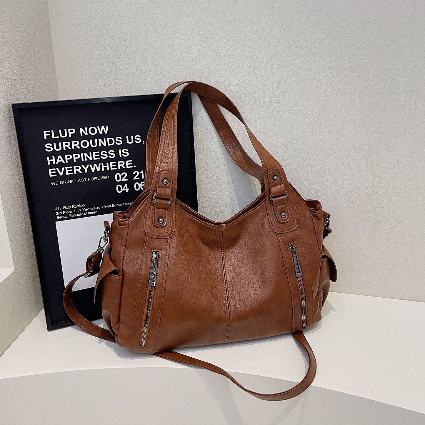 Women's Capacity High-grade Light Luxury Design Sense Niche Tote Bags