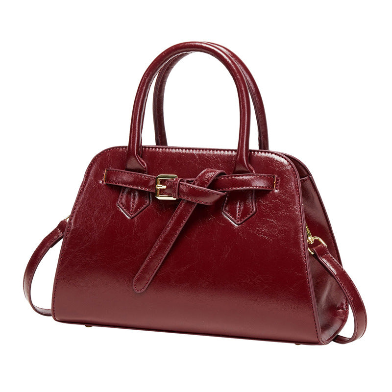 Women's French Minority Textured Spring Solid Color Fashion Women's Shoulder Bag