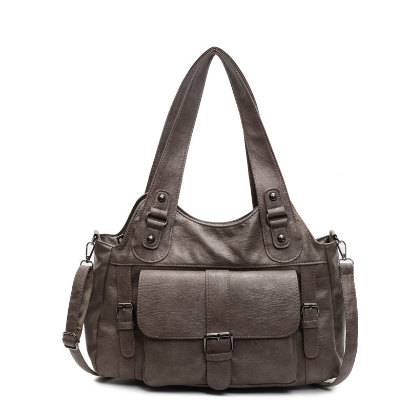 Women's Niche High-grade Versatile Large Capacity Soft Women's Shoulder Bag
