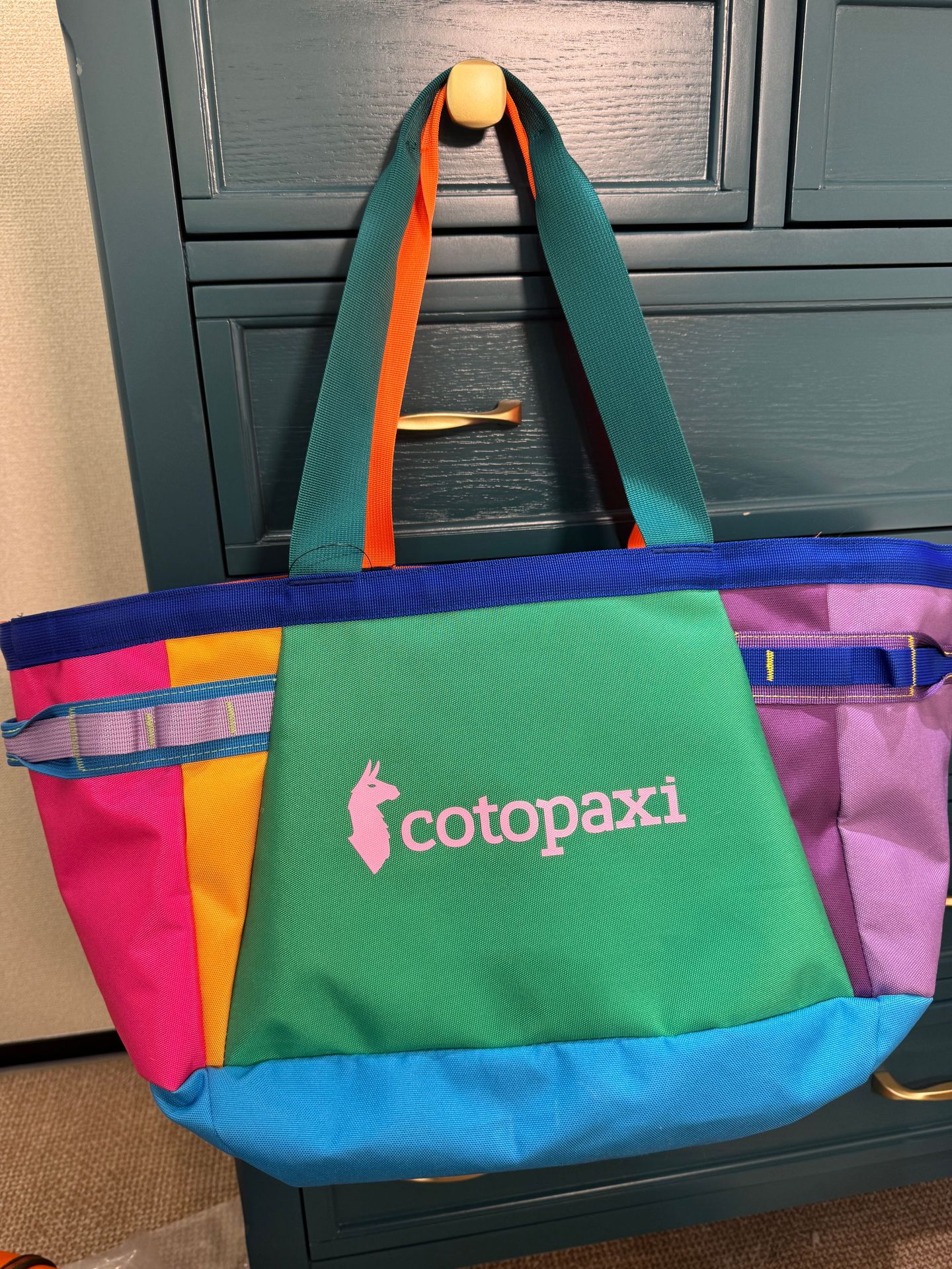 Graceful Colorful Alpaca Female Dopamine Storage Tote Bag
