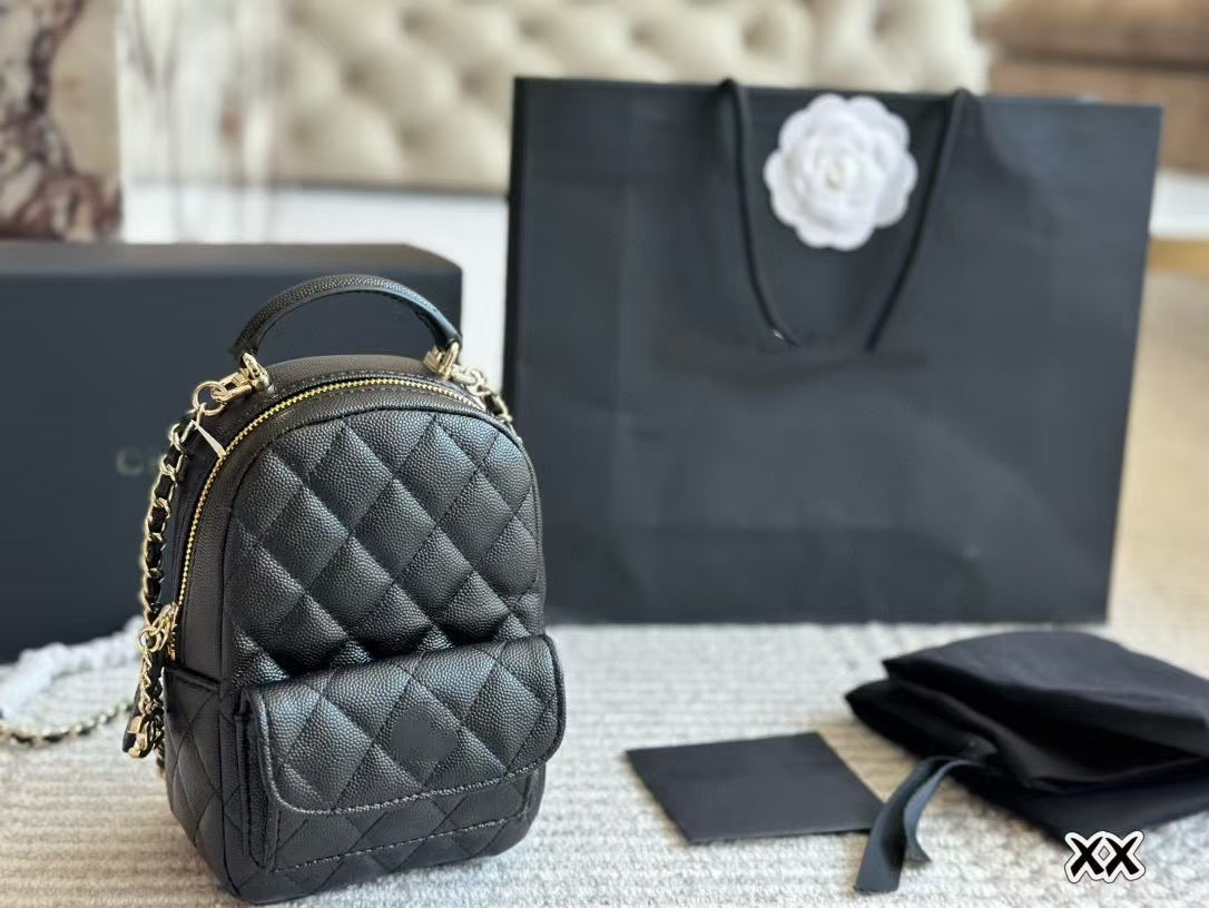 Women's Version Classic Style Genuine Leather Diamond Bags