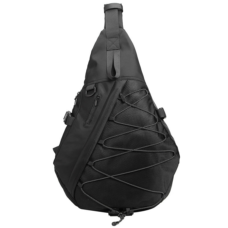 Men's Retro Bow Arrow Cycling Waterproof Rucksack Men's Chest Bags