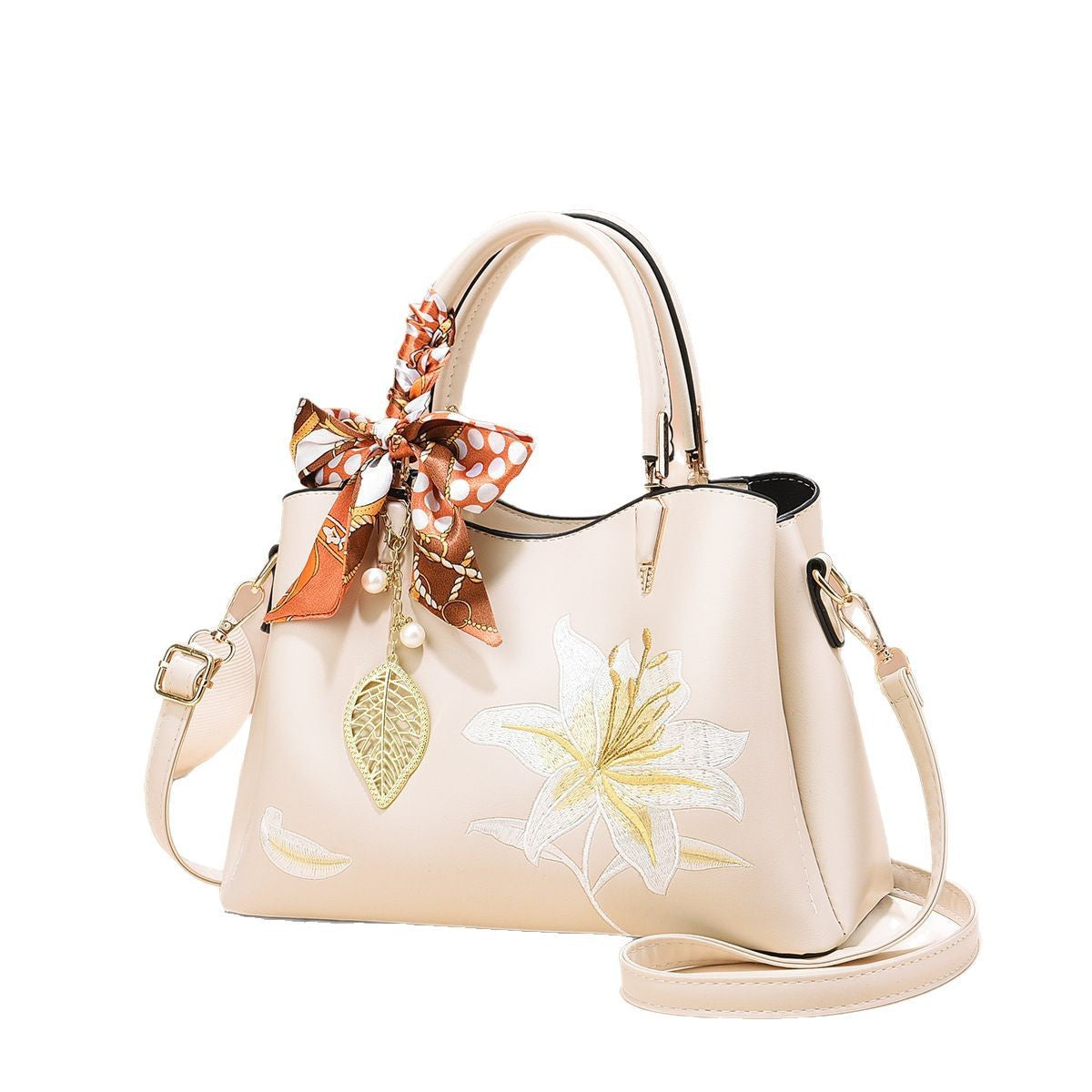 Women's Give Mom Mother's Day Gift High-grade Embroidered Portable Big Bags