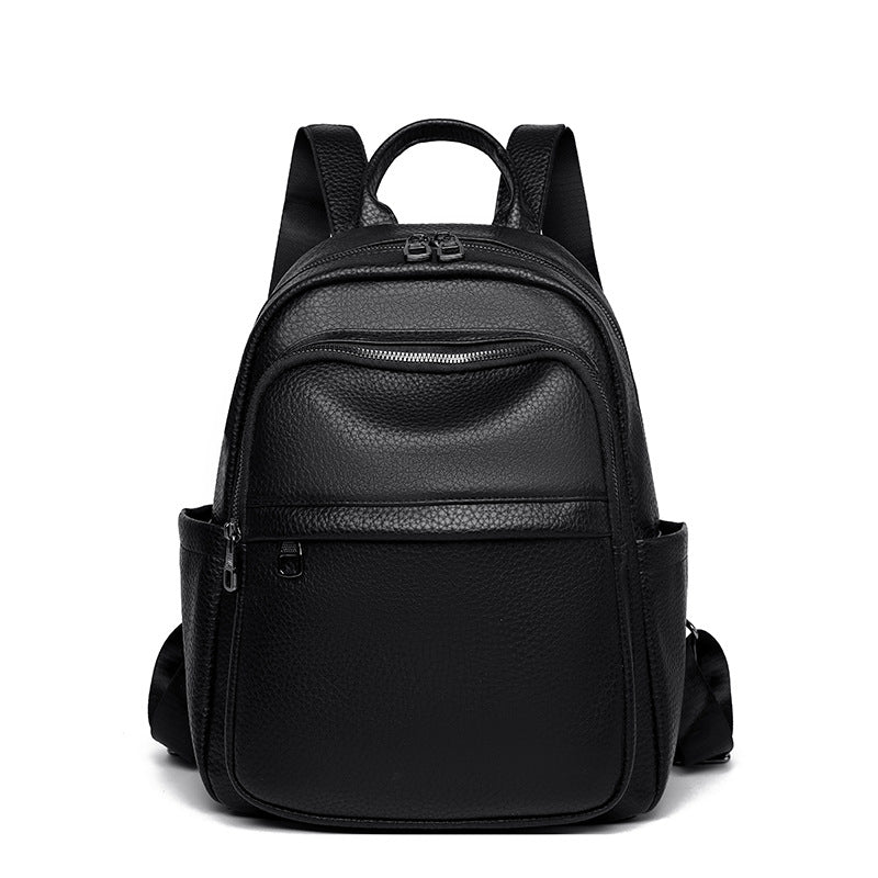 Women's High-grade Simple Fashion Soft Leather Commute Women's Backpack