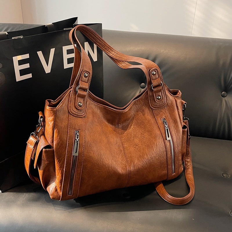 Women's Commuter Retro Large Capacity Fashion Simple Women's Messenger Bag