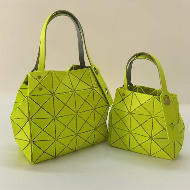 Women's Stone Box Geometric Rhombus Underarm Hand Women's Handbag