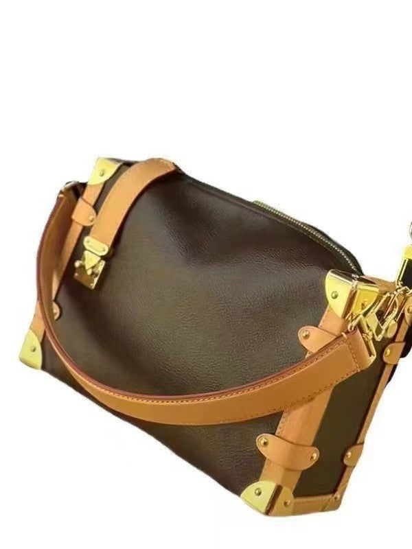 Women's Valley Ailing Presbyopic Soft Box Genuine Women's Shoulder Bag