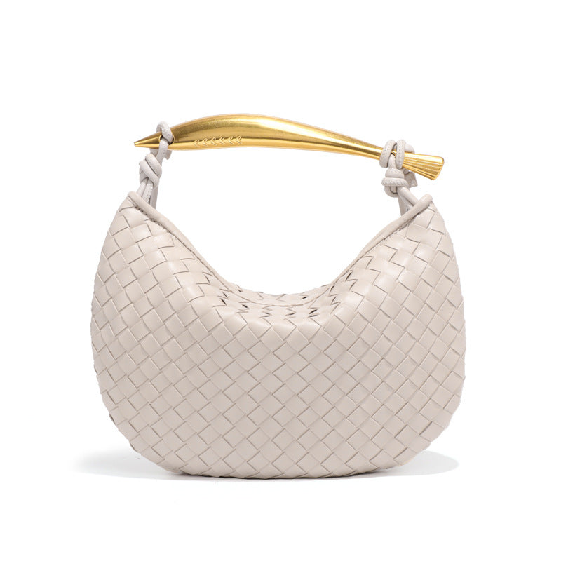 Sardine Woven Metal Underarm Portable Dumpling Women's Shoulder Bag