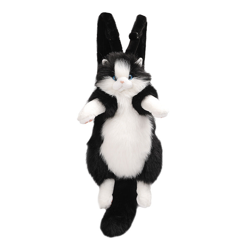 Simulation Cartoon Cat Plush Toy Cute Backpacks