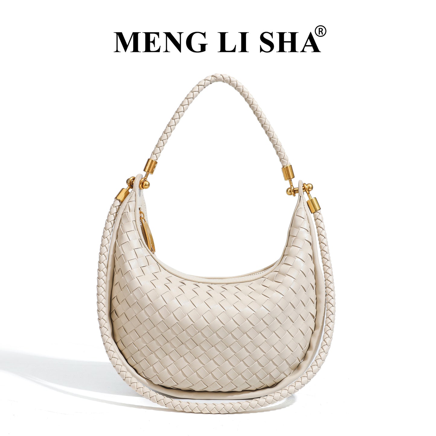 Style High Sense Hand-woven Light Luxury Simplicity Underarm Women's Handbag