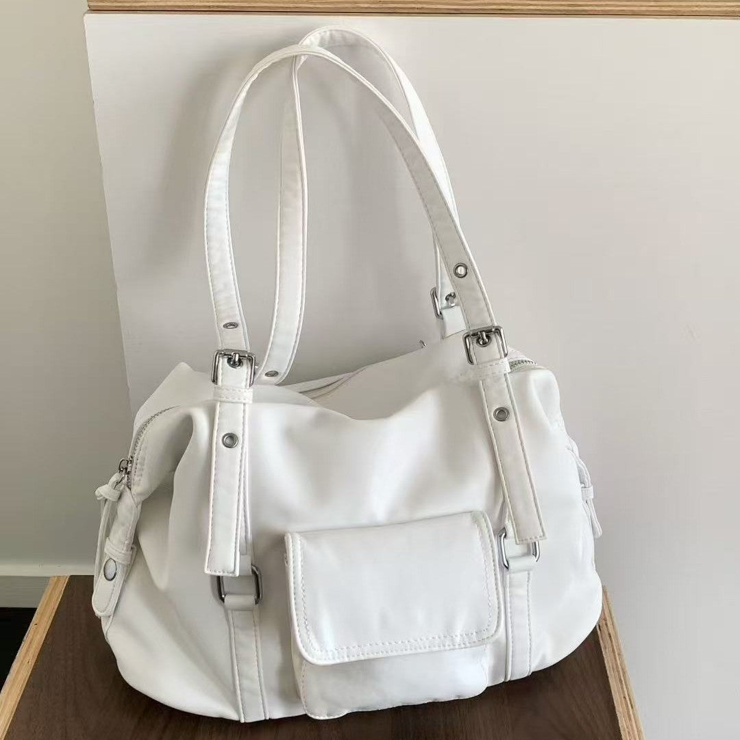 Textured Korean Style High-grade Large Capacity Handbags