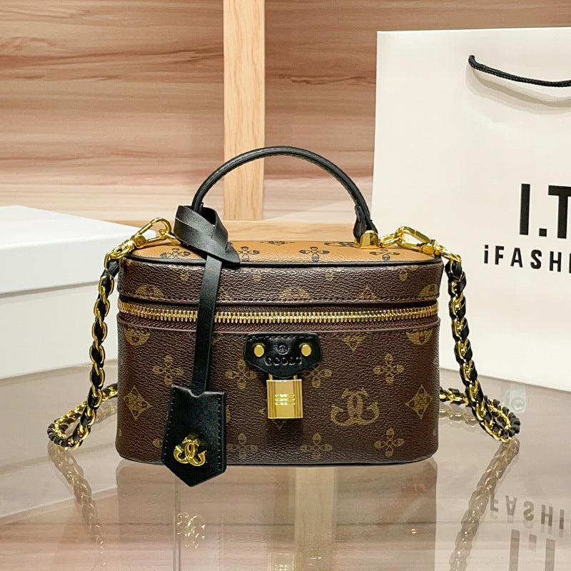 Women's Printed Box Light Luxury Textured Handbags