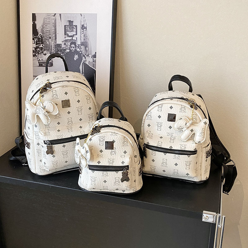 Women's & Men's Printed Niche High Sense Commute Leisure Backpack