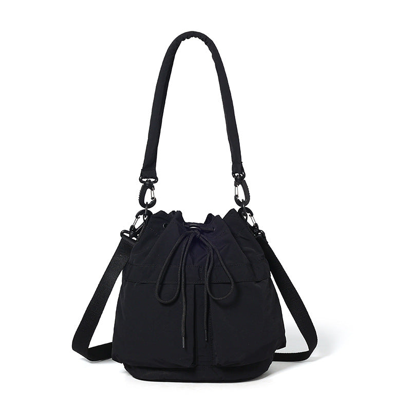 Women's Drawstring Portable Simple Large Capacity Women's Messenger Bag