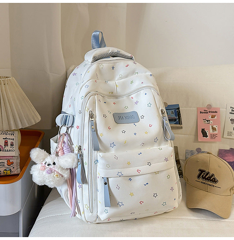 Korean Style Princess Cute Printed Junior High Leisure Backpack