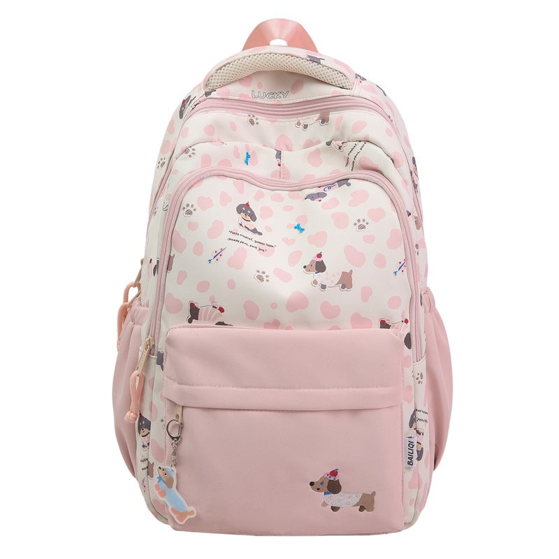 Style Junior High Sausage Dog Contrast Color Bags