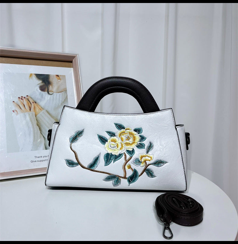 Embroidered Chinese Style National Cheongsam Matching Retro Bags