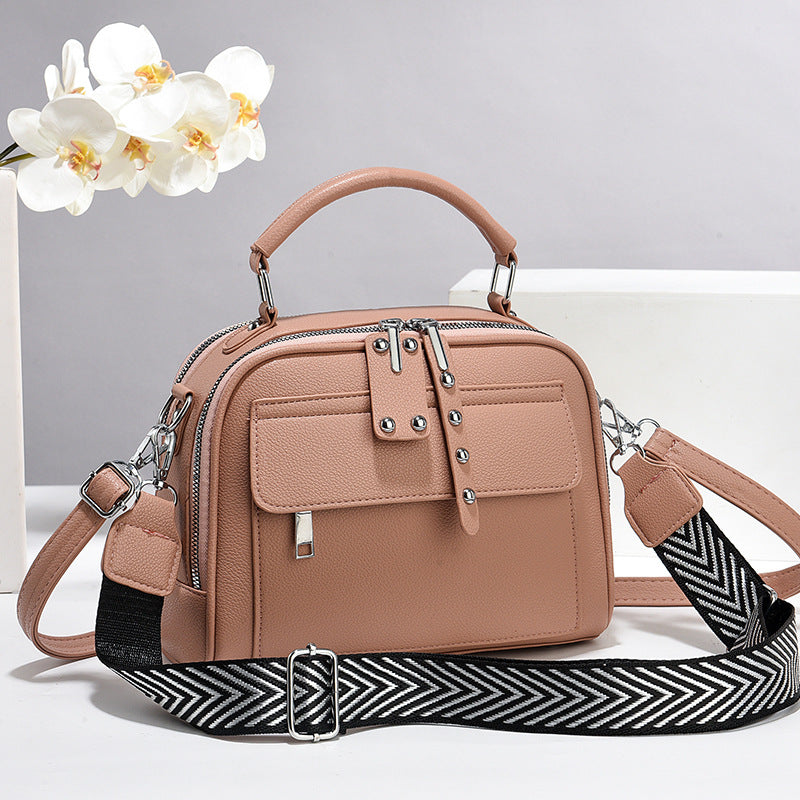 Pretty Stylish Texture Simple Multilayer One Handbags