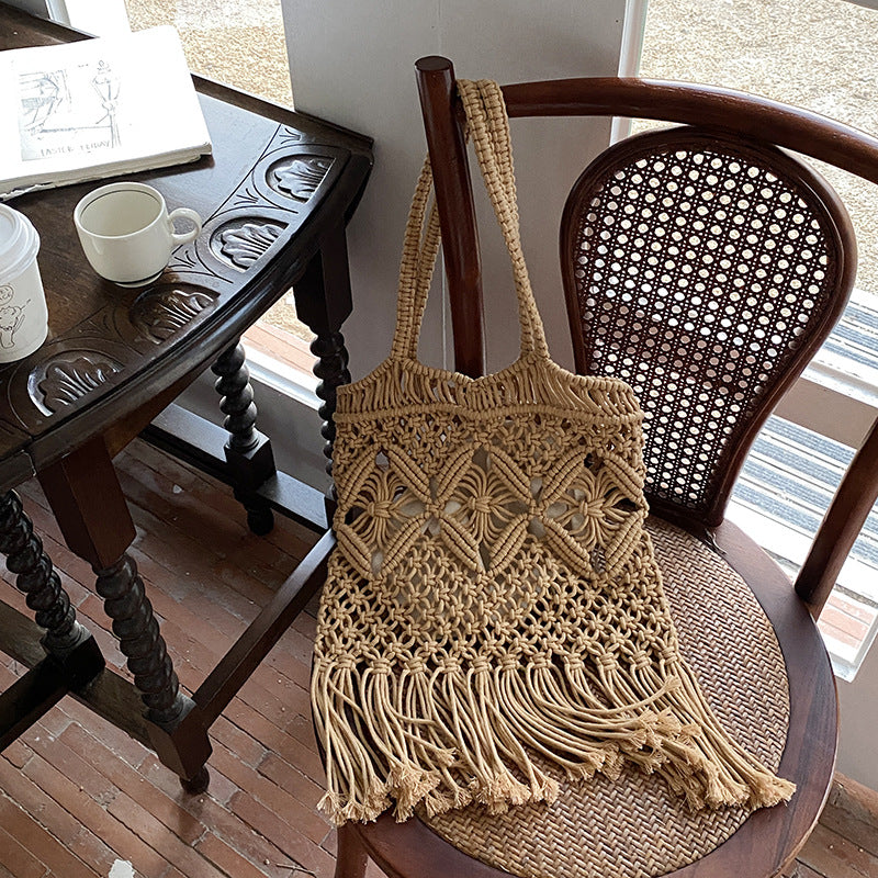 Classic Cool Fashion Style Niche Hand-woven Shoulder Bags