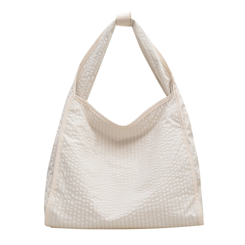 Women's Summer Canvas Korean Style Minority Simple Large Women's Shoulder Bag