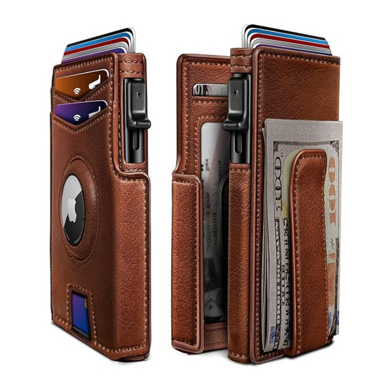 Hold Tracker Credit Cover Clamp Large Capacity Card Holder