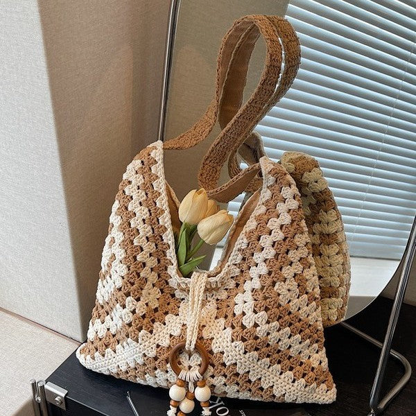 Bohemian Ethnic Style Cotton Thread Woven Female Bags