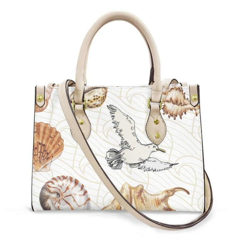 Women's Flowers Birds Series Printing Stylish Drawing Women's Shoulder Bag