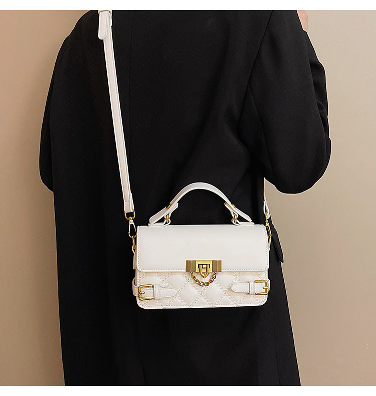 Women's Diamond Pattern Trendy Retro Versatile Summer Women's Messenger Bag